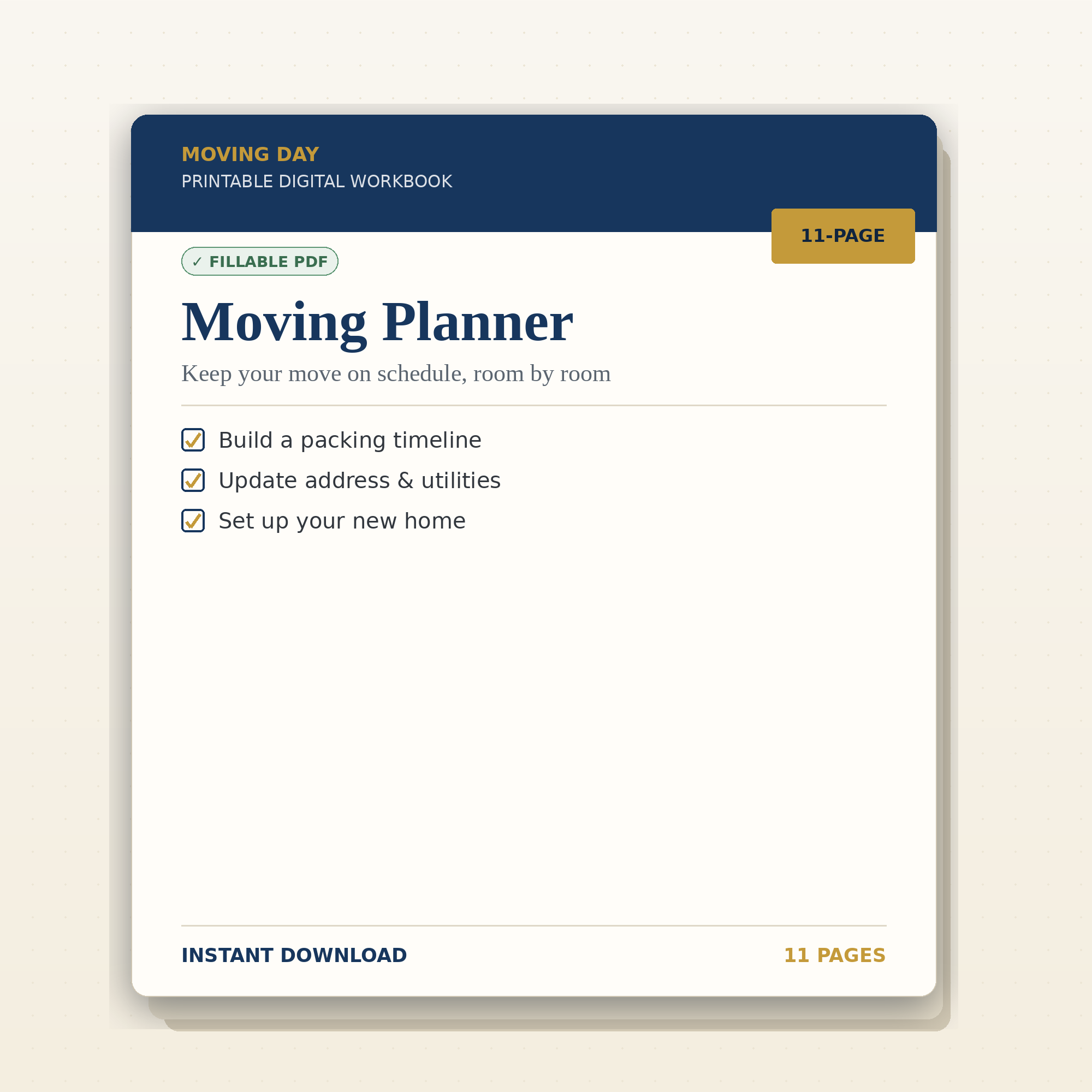 Moving Planner cover