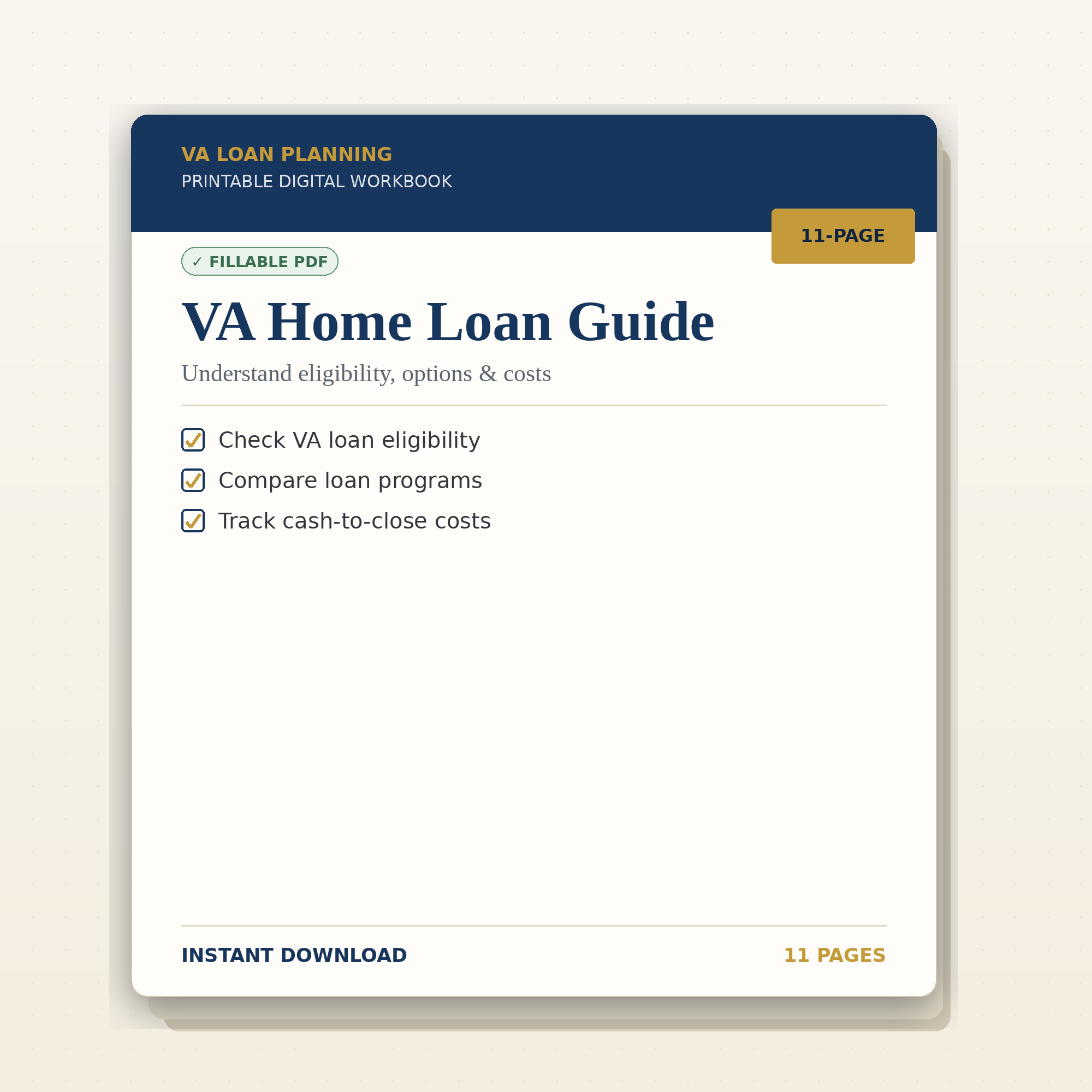 VA Home Loan Guide cover