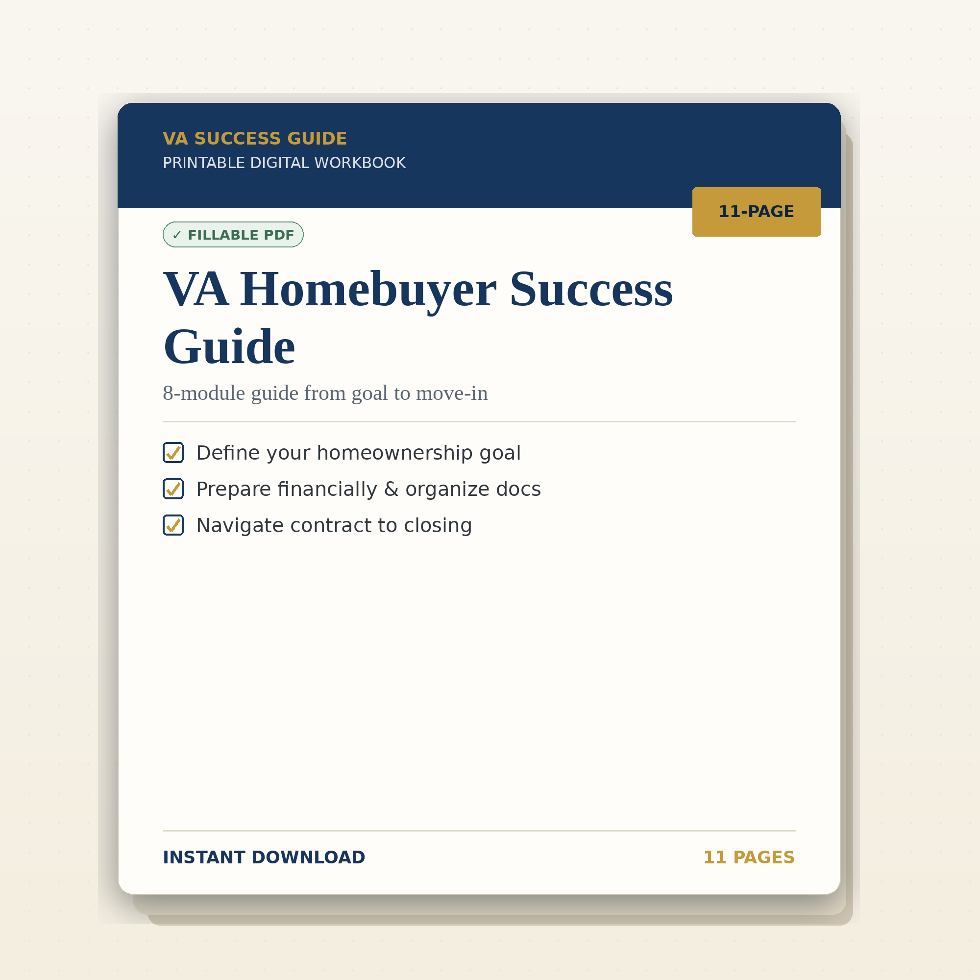 VA Homebuyer Success Guide cover